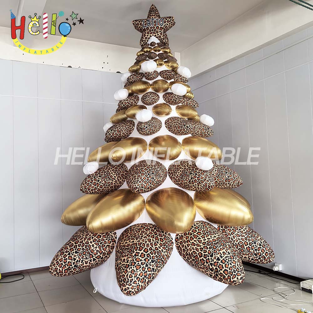 8m Inflatable Cartoon Christmas Tree Balloon for Advertising Inflatables Decorations