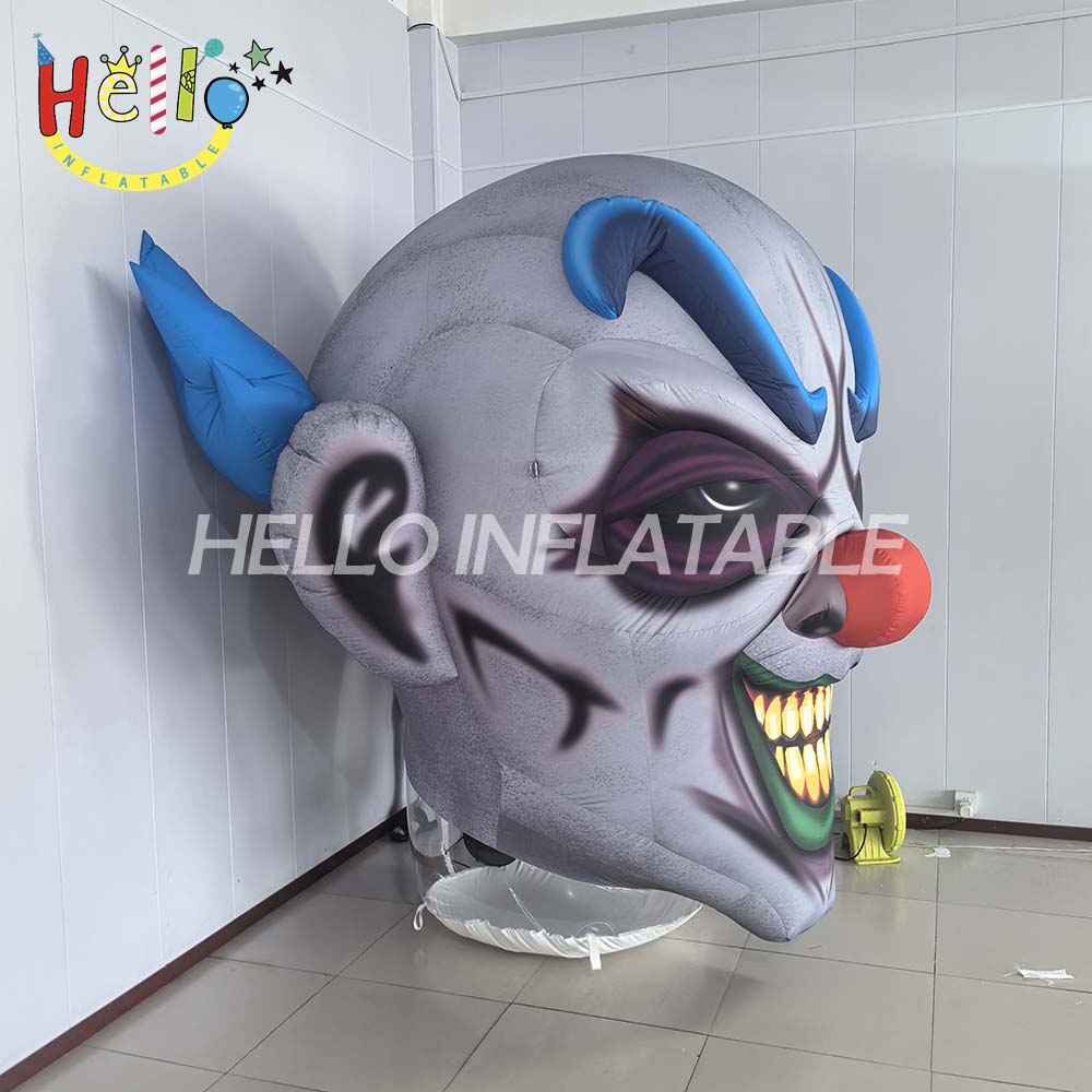 LED Lighting Halloween Ghost Festival Skull Head Inflatable Balloon Party and Club Decoration for Advertising Inflatables插图 LED Lighting Halloween Ghost Festival Skull Head Inflatable Balloon Party and Club Decoration for Advertising Inflatables插图