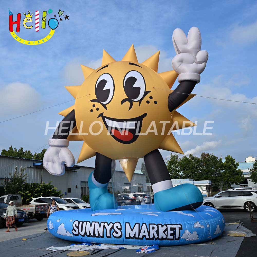 Customized Cartoon Image Inflatable Balloon for Company Brand Promotion