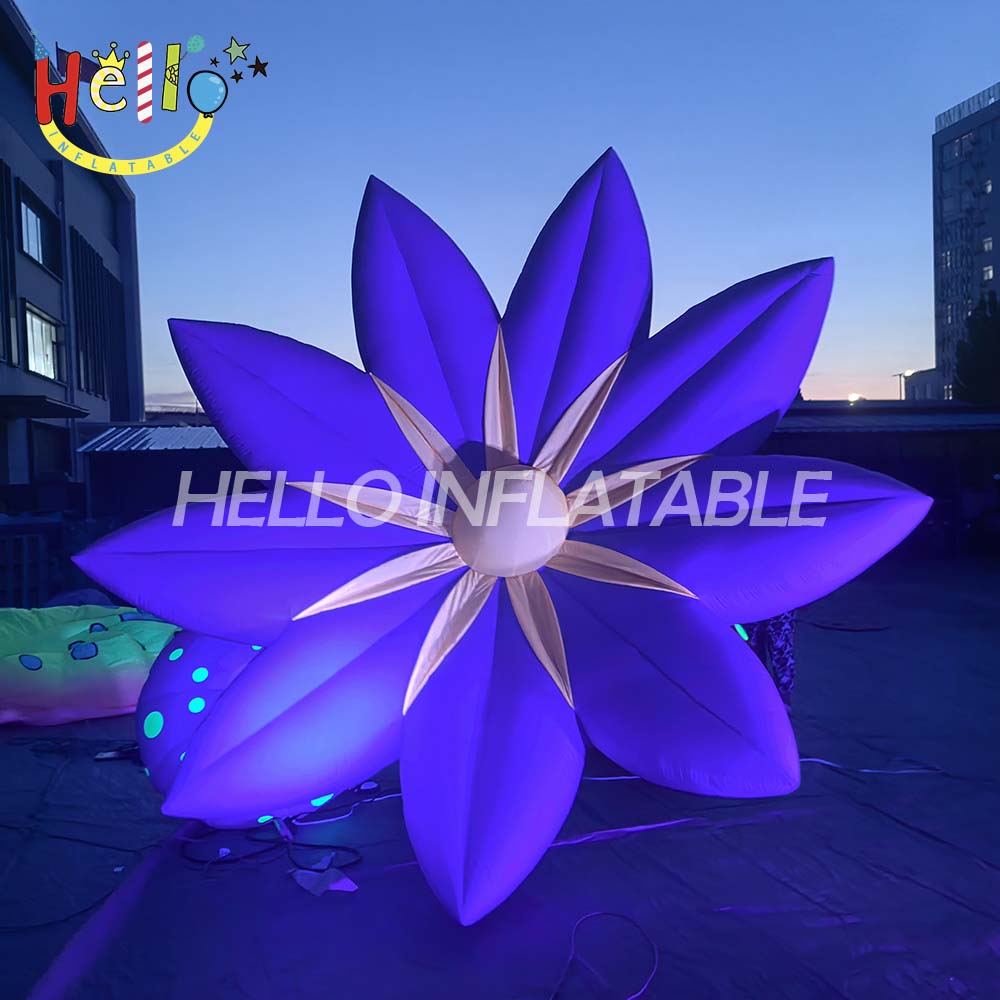 Customized Halloween Flower Inflatable Advertising Fluorescent Fabric for Festive Promotion