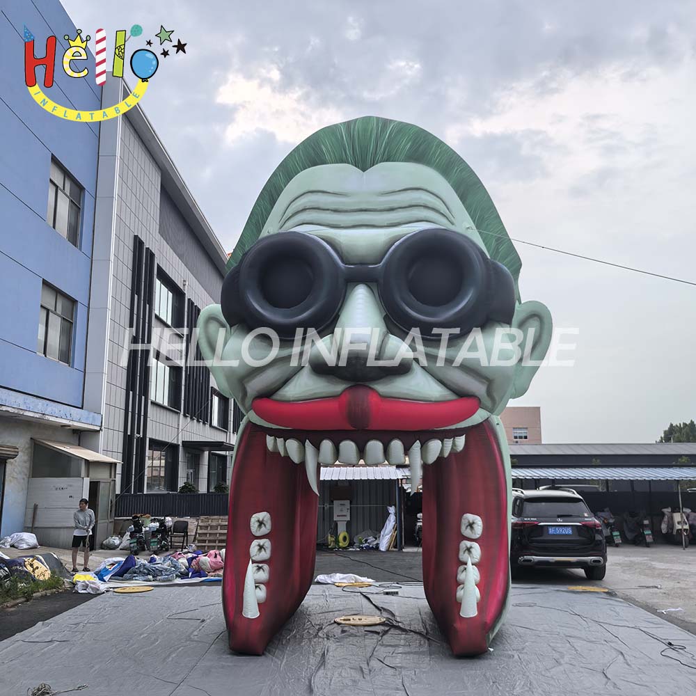 Halloween Festival Decorations Skull and Death God Inflatable Arch Balloon for Advertising Inflatables