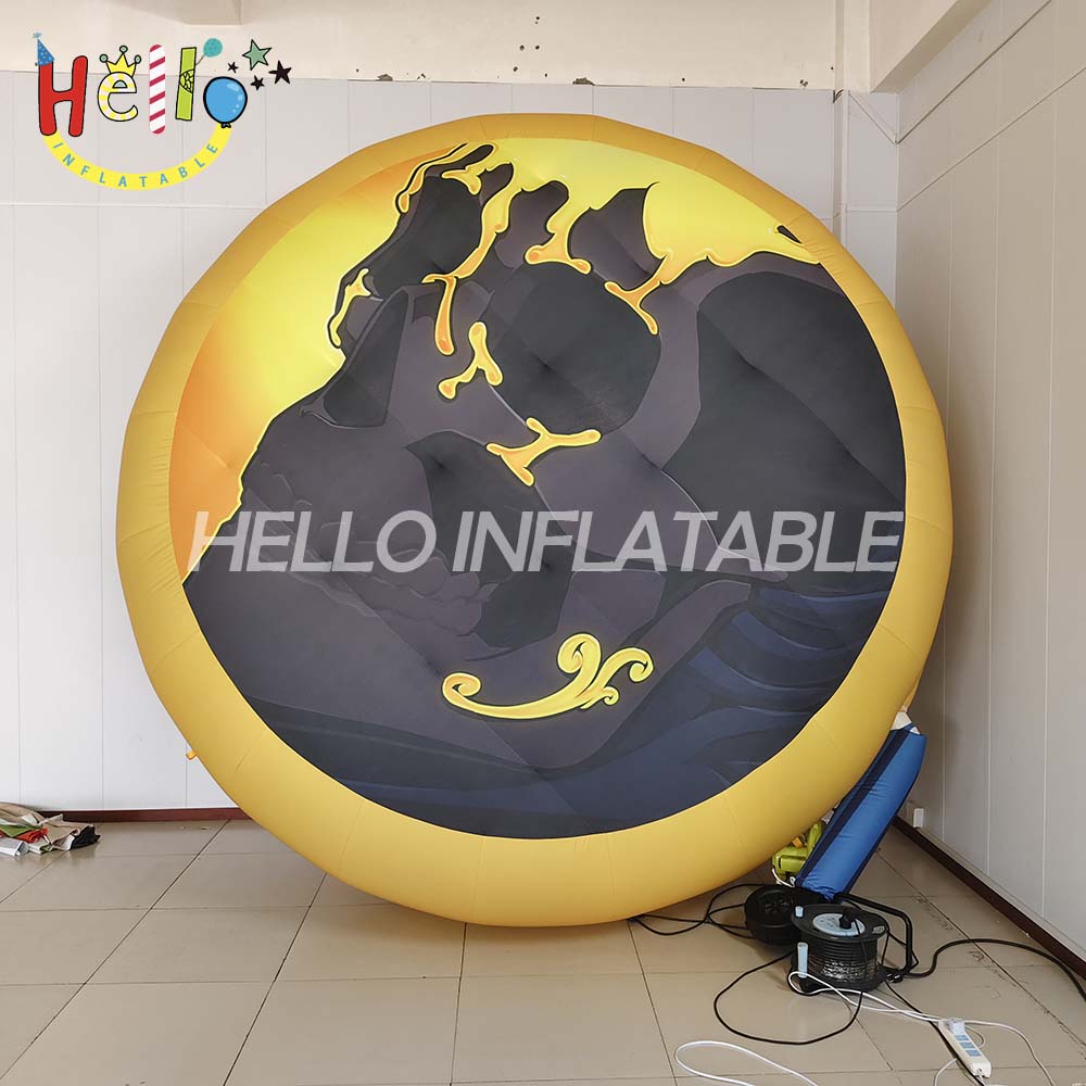 Customized Halloween Advertising Inflatable Moon Decoration