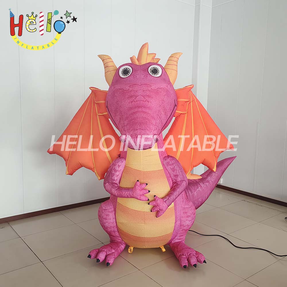 Eye-Catching Inflatable Cartoon Dinosaur Costume Fun and Interactive Inflatable Design