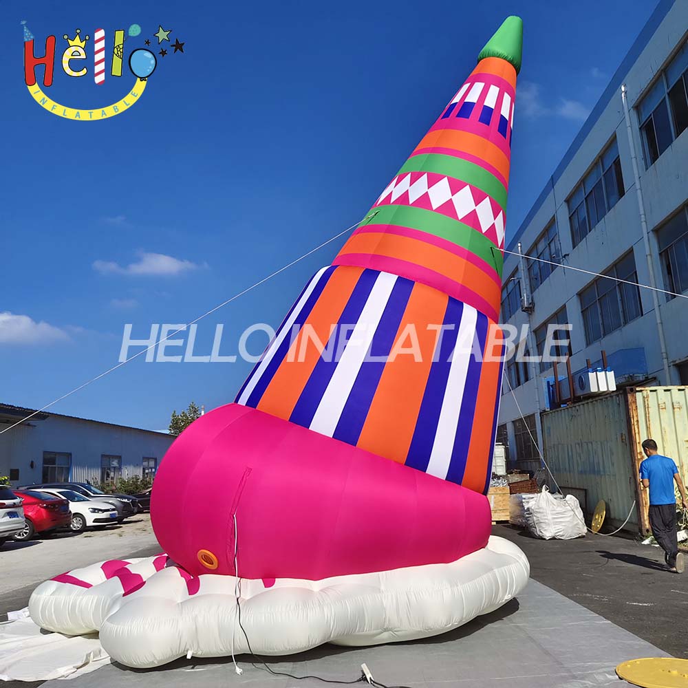 Hot Selling Cartoon Inflatable Falling Ice Cream for Advertising