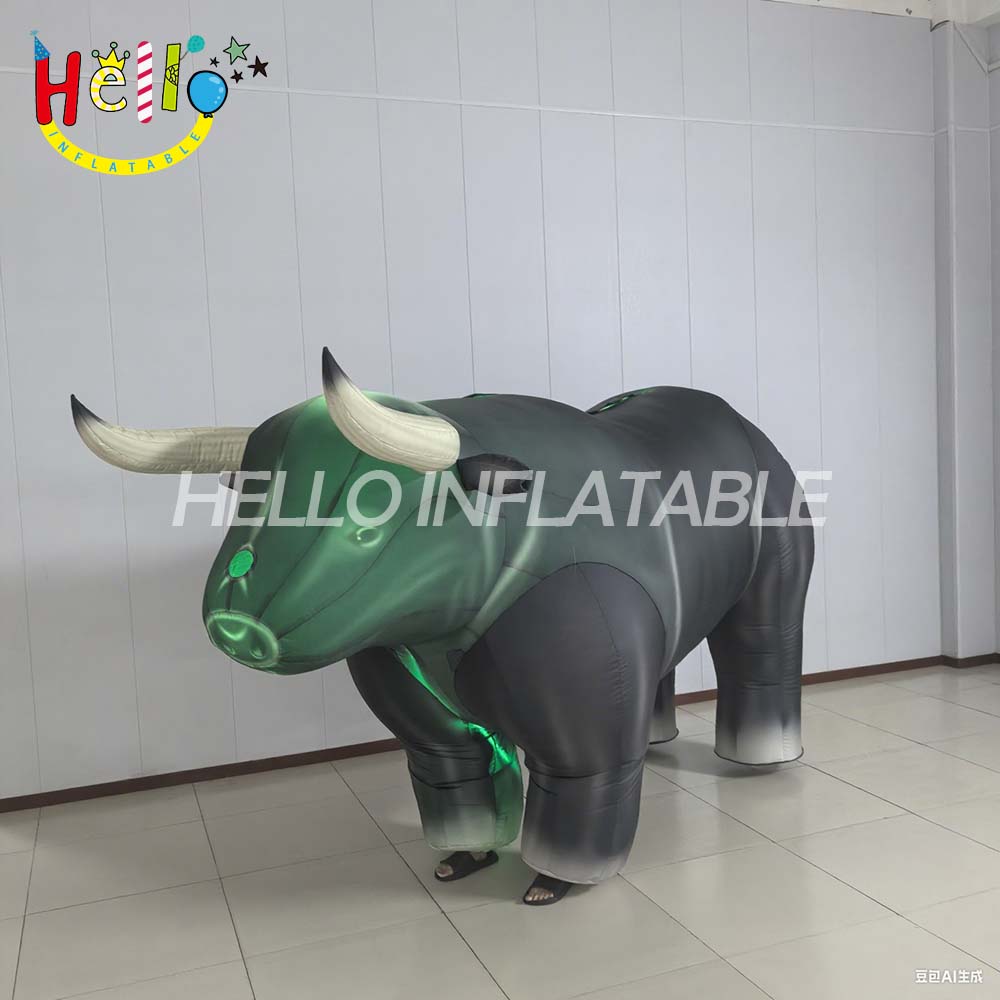 Giant Inflatable Adult Bull Costume Cow Suit for Cosplay Halloween and Party Festival Advertising Inflatables