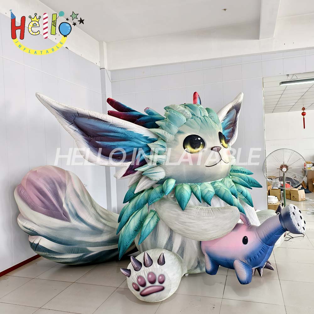 Newly Designed Waterproof USB Powered Durable Inflatable Cartoon Pets with Fluorescent Materials