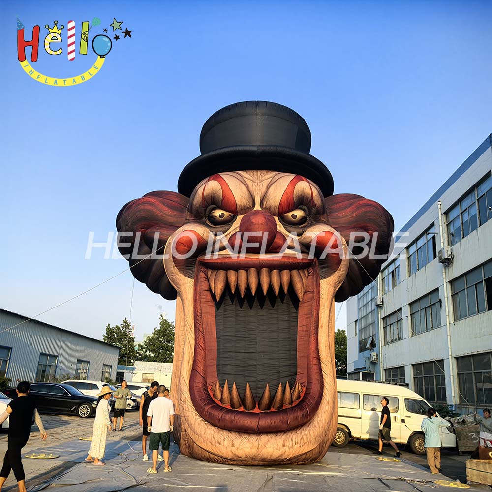 New Deco Inflatable Cartoon Devil Halloween Decoration-Waterproof USB Powered Durable Multi-Color