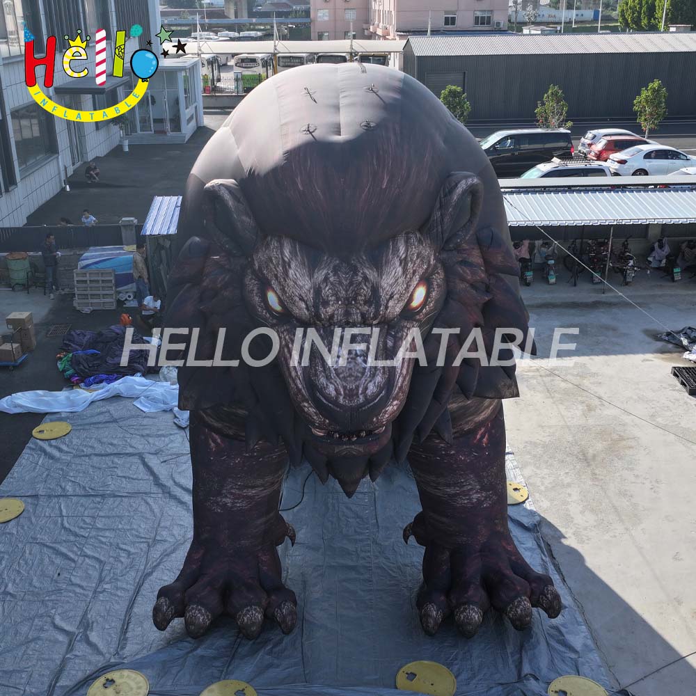 Best-Selling New Halloween Inflatable Cartoon Animal Horror Lion Halloween Advertising Inflatables