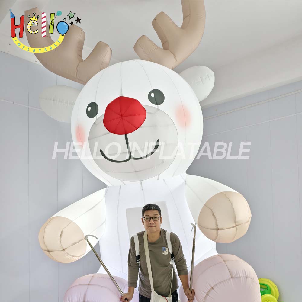 Cartoon Inflatable Reindeer Puppet Costumesmultiple Styles to Choose From During the Christmas Parade (3)