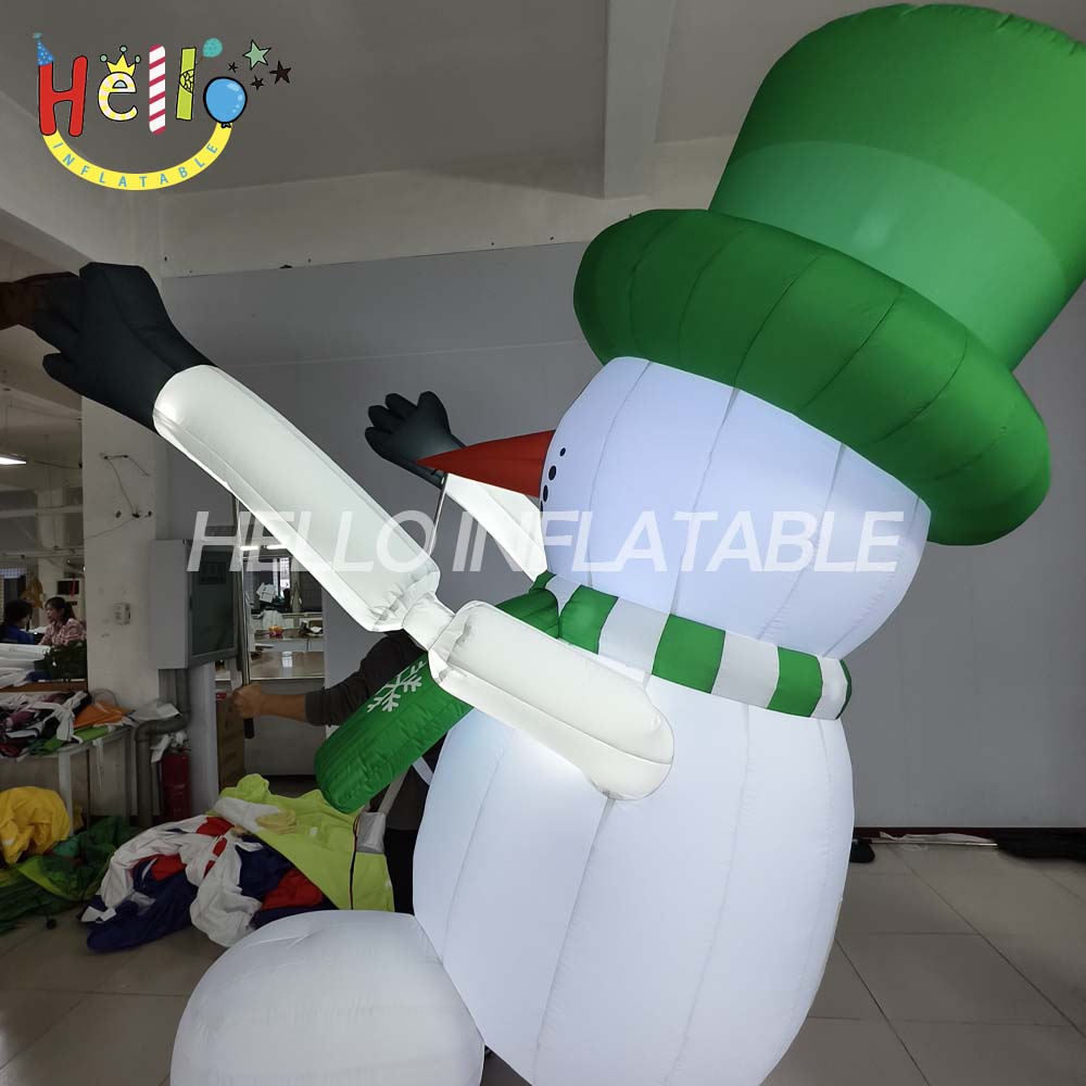 Customized Inflatable Cartoon Hand Lift Snowman Can Choose Different Colors (3)