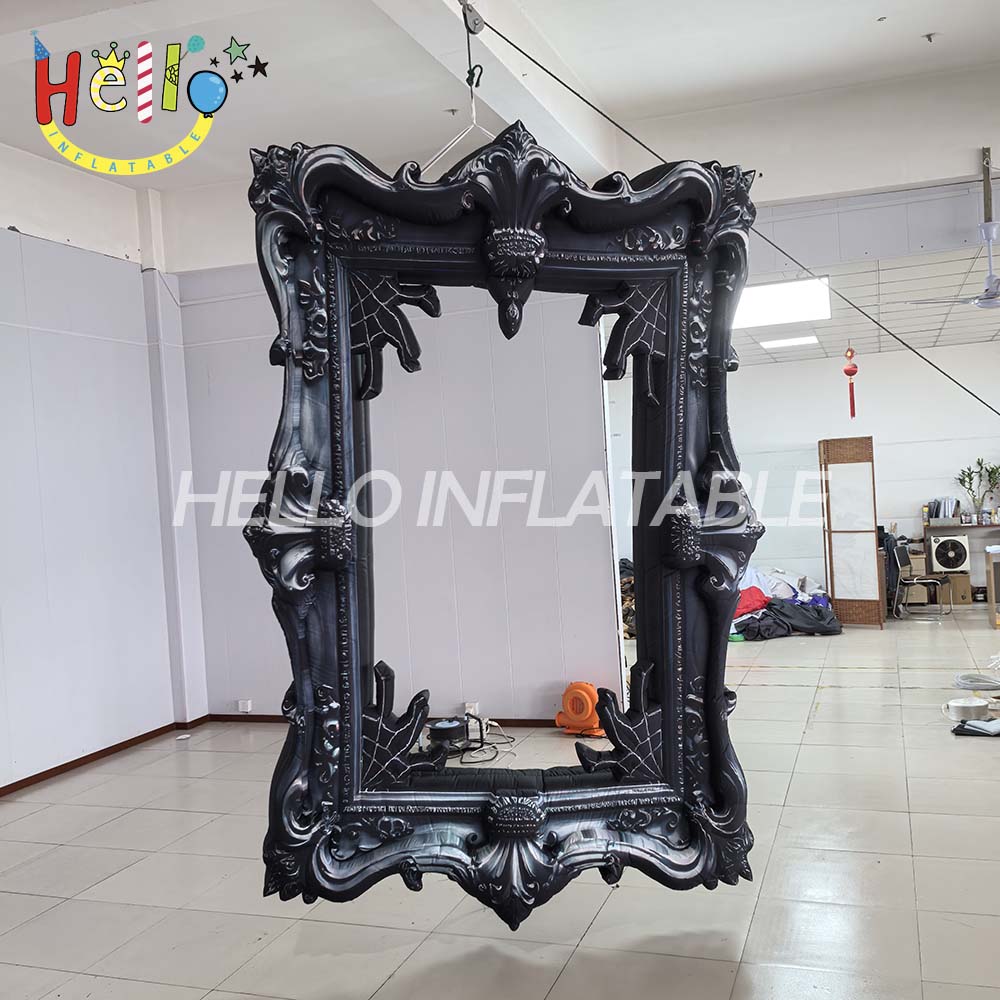 Customized Inflatable Halloween Magic Mirror Frames for Stage Events and Performances