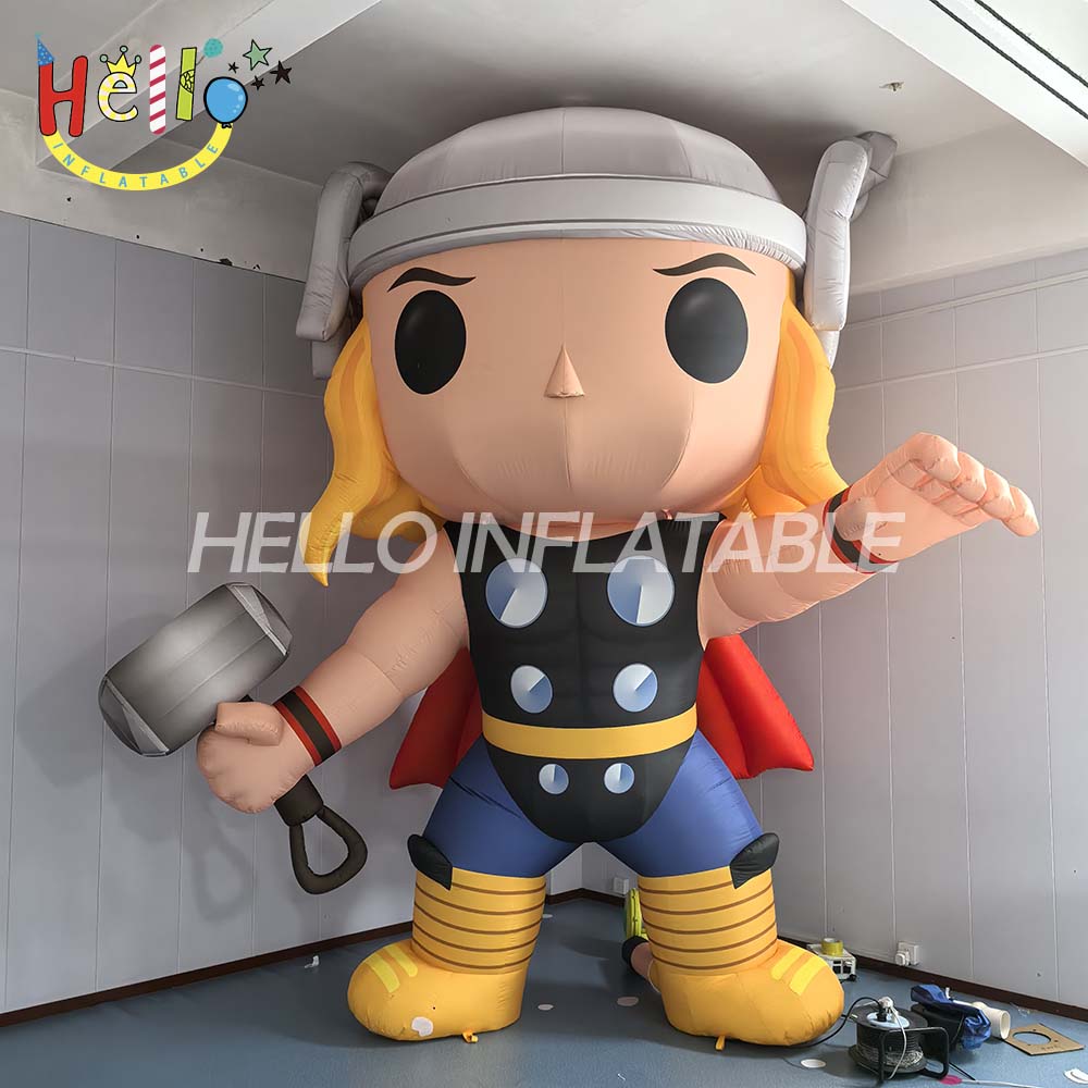Customized Outdoor Inflatable Cartoon Hero for Stage Performances