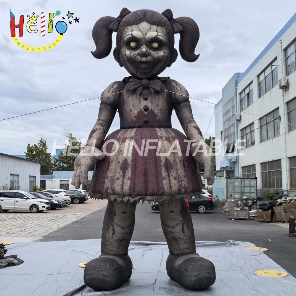 New Cartoon Girls Costume-Inspired Advertising Inflatable Decoration Multi-Color Thermal Transfer Printing Waterproof Durable