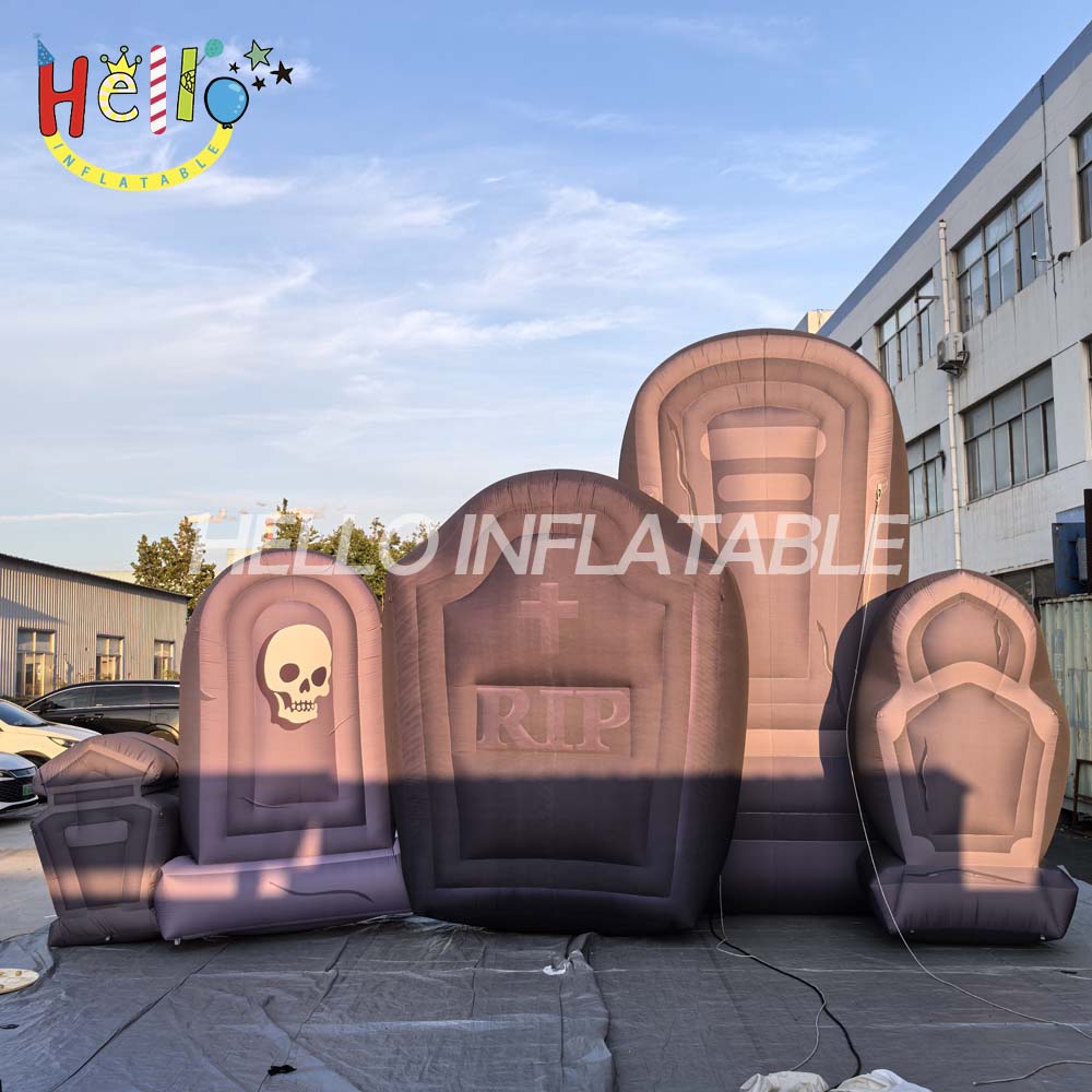 Halloween Tombstone Inflatable Balloon Decoration New Design Waterproof USB Powered Durable插图5 Halloween Tombstone Inflatable Balloon Decoration New Design Waterproof USB Powered Durable