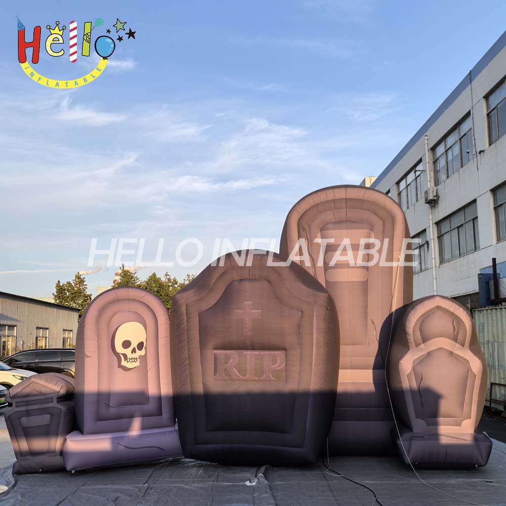 Halloween Tombstone Inflatable Balloon Decoration New Design Waterproof USB Powered Durable插图2 Halloween Tombstone Inflatable Balloon Decoration New Design Waterproof USB Powered Durable插图2