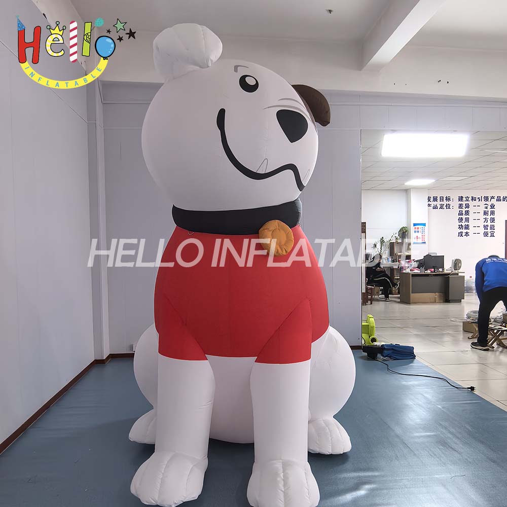 High Quality Customized Large Inflatable Cartoon Sitting Puppy插图 High Quality Customized Large Inflatable Cartoon Sitting Puppy插图