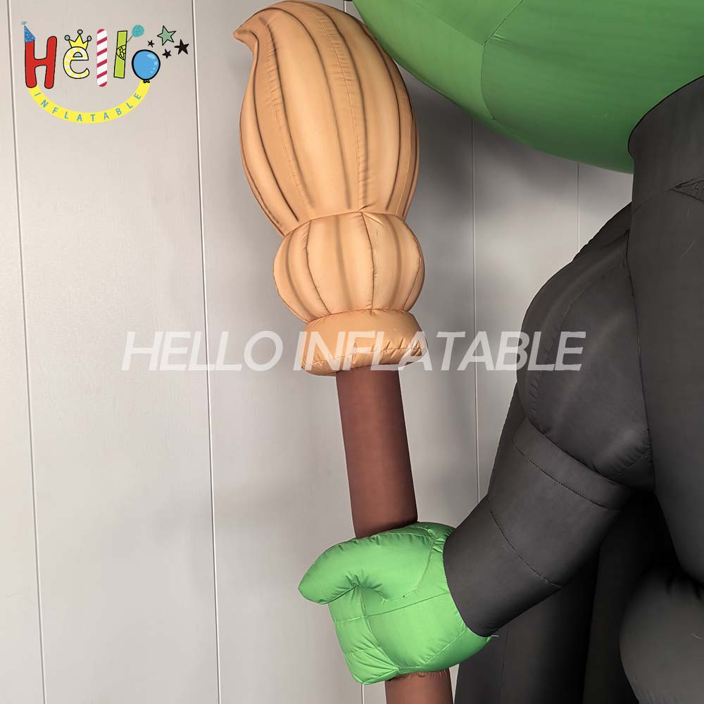 Outdoor Inflatable Cartoon Broom Wizard Character Mascot Used for Stage Performances插图3 Outdoor Inflatable Cartoon Broom Wizard Character Mascot Used for Stage Performances插图3