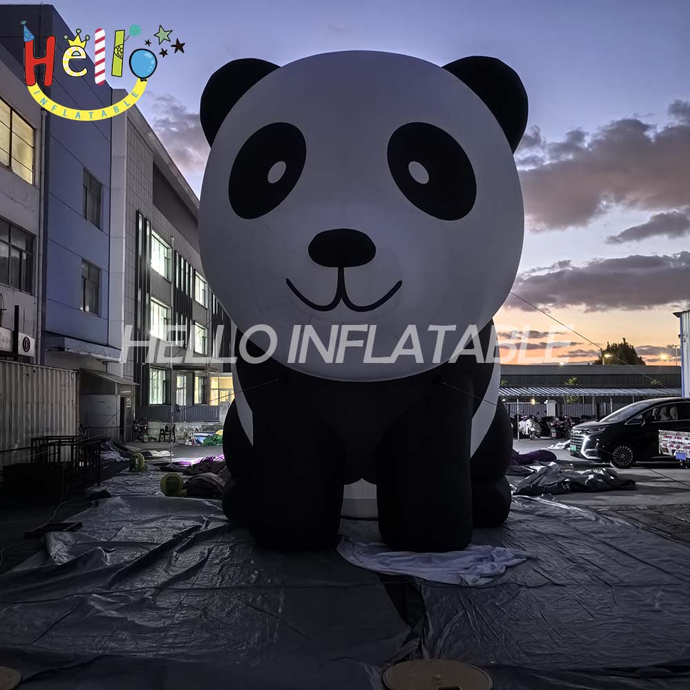 Customized Inflatable Cartoon Pandas for Use in Scenic Area Zoos