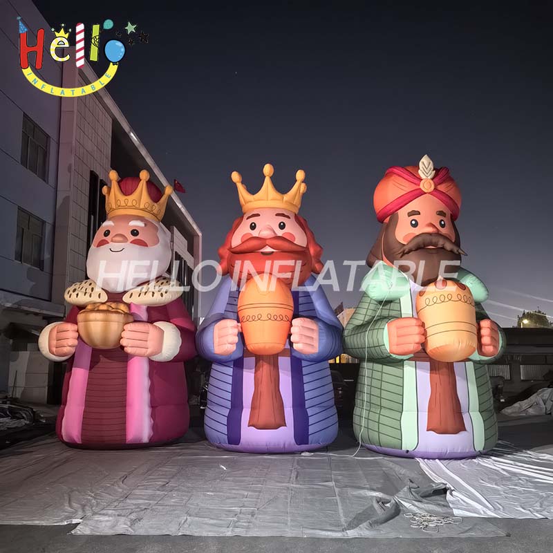 Customized Large Inflatable Animated Character Image king Shaped Inflatable Blower Suitable for Event Theaters