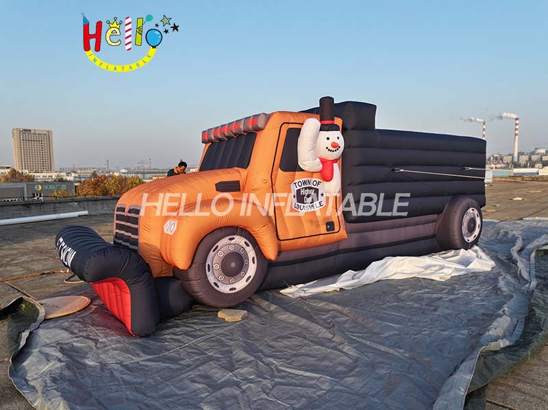 Customized giant inflatable truck for event promotion