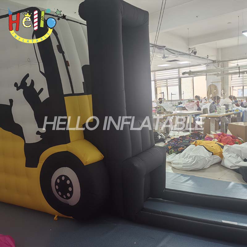 Factory Customized Inflatable Cartoon Custom Forklift Truck Model Specially Designed for Event Decoration (5)