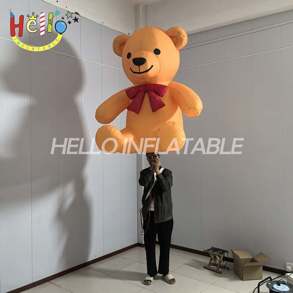 Factory Customized Inflatable Teddy Bears for Flower Street Parades and Themed Event Promotions插图 Factory Customized Inflatable Teddy Bears for Flower Street Parades and Themed Event Promotions
