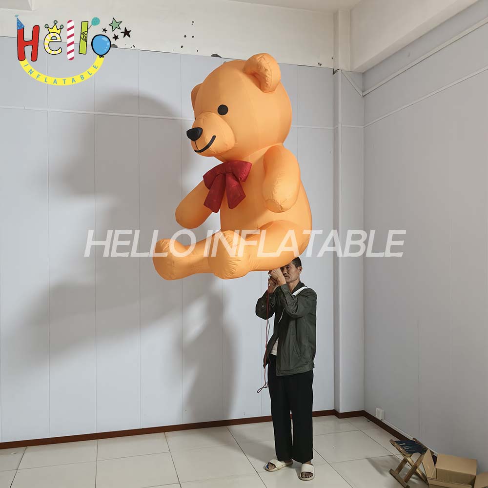 Factory Customized Inflatable Teddy Bears for Flower Street Parades and Themed Event Promotions插图2 Factory Customized Inflatable Teddy Bears for Flower Street Parades and Themed Event Promotions插图2