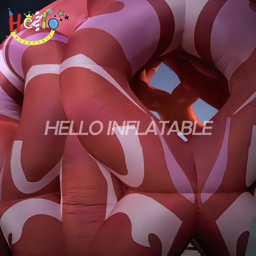 Factory Customized Inflatable pink Tent with Unique Design for Party Stage Decoration插图2 Factory Customized Inflatable pink Tent with Unique Design for Party Stage Decoration插图2