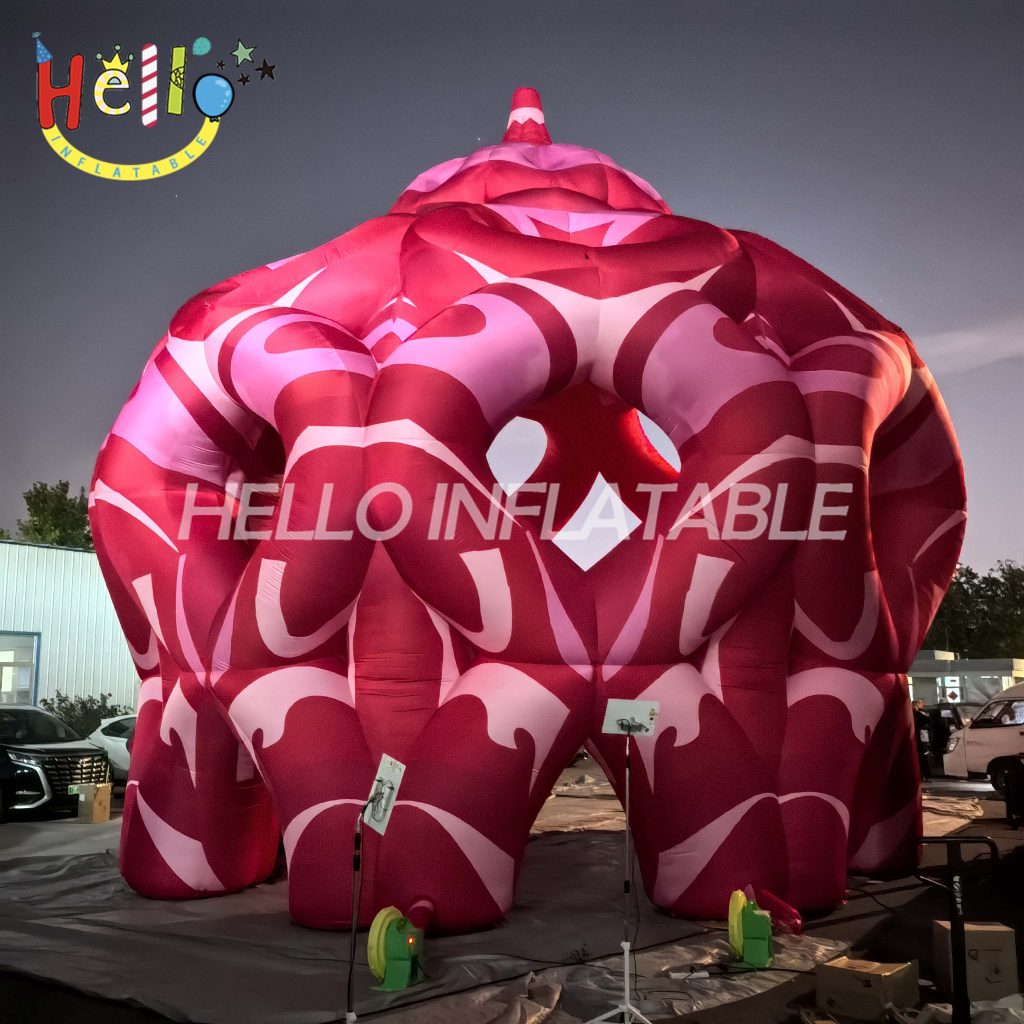 Factory Customized Inflatable pink Tent with Unique Design for Party Stage Decoration插图5 Factory Customized Inflatable pink Tent with Unique Design for Party Stage Decoration插图5