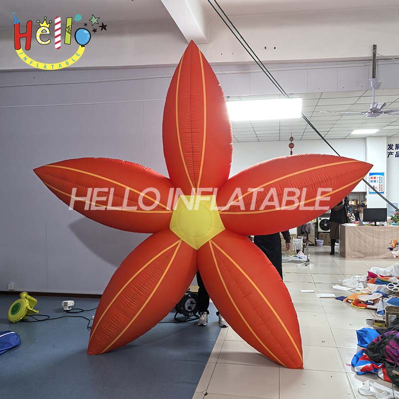 Factory Sale Advertising Inflatables Decorations Custom Giant Inflatable Flower with Lights