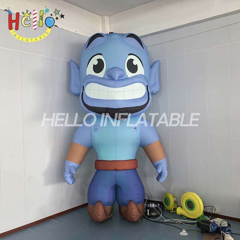 Factory customized inflatable cartoon characters including blower and LED lights for event promotion