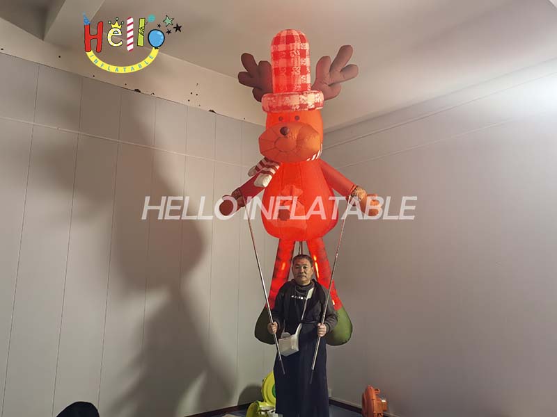 Festival inflatable reindeer snowman costume inflatable Christmas (1)