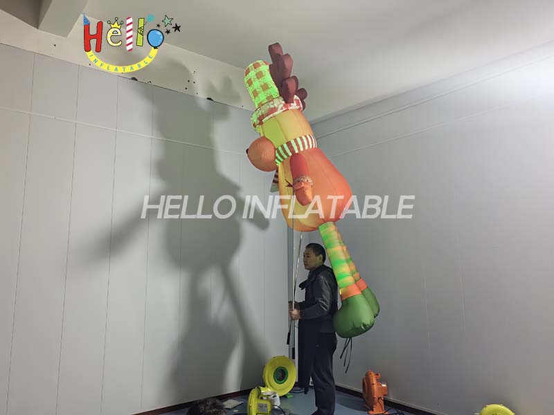 Festival inflatable reindeer snowman costume inflatable Christmas (3)
