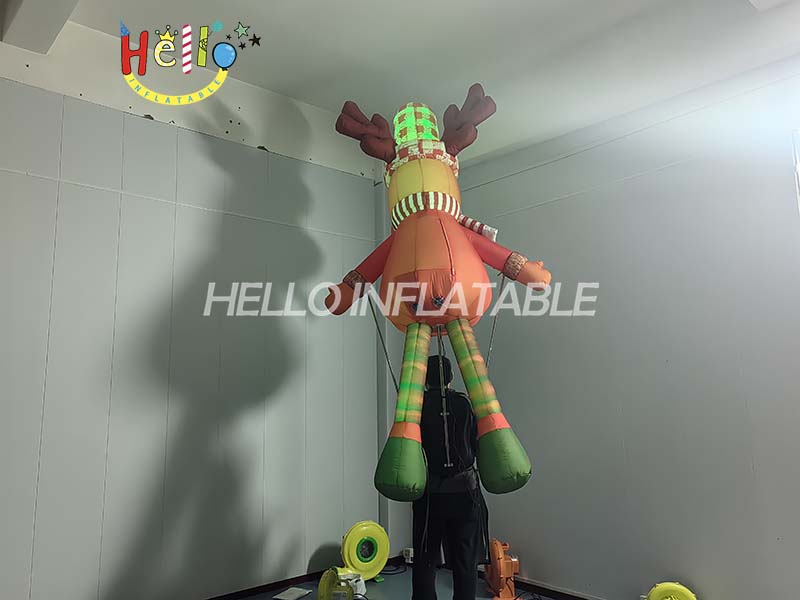 Festival inflatable reindeer snowman costume inflatable Christmas (5)