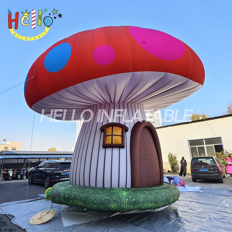 Giant Inflatable Mushroom Tree House Inflatable Tent Bounce for Party Decoration