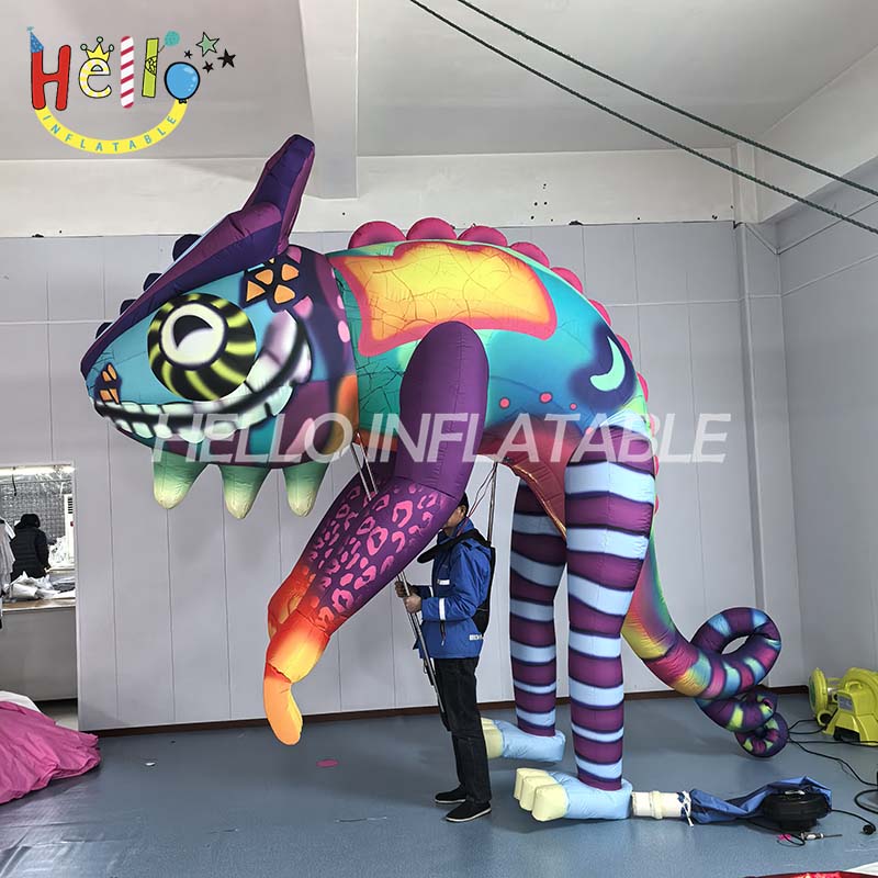 Giant Inflatable Seahorse/Chameleon/Mosquito/Parrot Puppet Carnival Parade Walking Creative Performance Props for Advertising插图2 Giant Inflatable Seahorse/Chameleon/Mosquito/Parrot Puppet Carnival Parade Walking Creative Performance Props for Advertising插图2