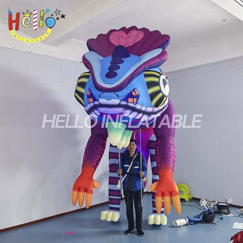 Giant Inflatable Seahorse/Chameleon/Mosquito/Parrot Puppet Carnival Parade Walking Creative Performance Props for Advertising插图4 Giant Inflatable Seahorse/Chameleon/Mosquito/Parrot Puppet Carnival Parade Walking Creative Performance Props for Advertising插图4