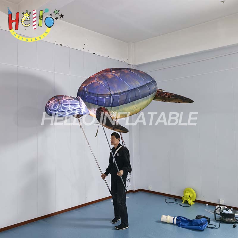Giant Inflatable Turtle/Whale/Octopus/Seahorse/Crab Sea Animal Hand up and Backpack Inflatables Turtles插图3 Giant Inflatable TurtleWhaleOctopusSeahorseCrab Sea Animal Hand up and Backpack Inflatables Turtles