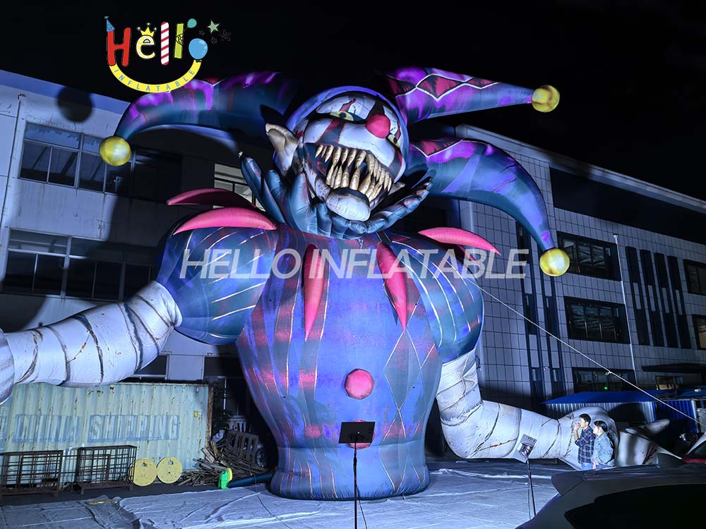 Halloween Hot Selling Large Inflatable Toy 10 Meter High Inflatable Clown Used for Outdoor Decoration in Parks