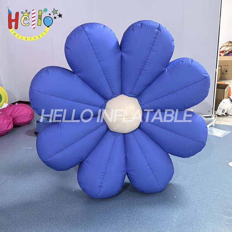 Hanging Floor-Mounted Inflatable Flowers with Built-In Fan for Movable Party Decor Without Installation