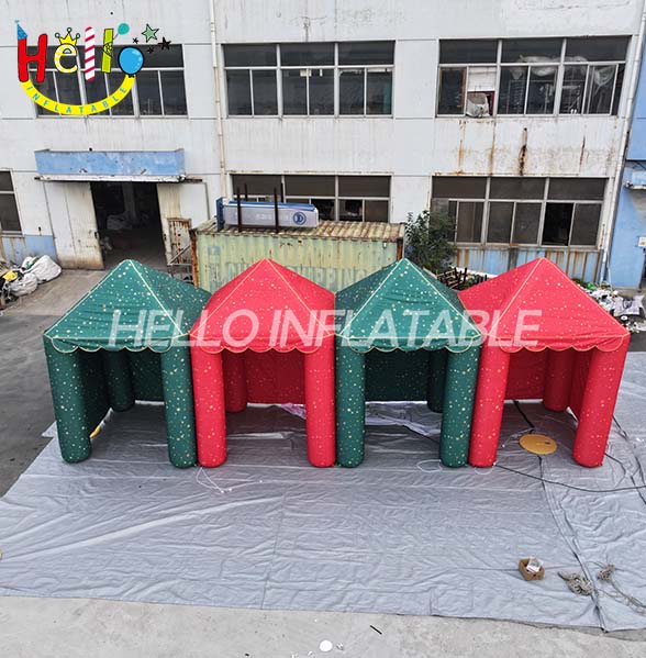 Latest ethnic characteristics camping inflatable tent bonfire party tent party performance stage