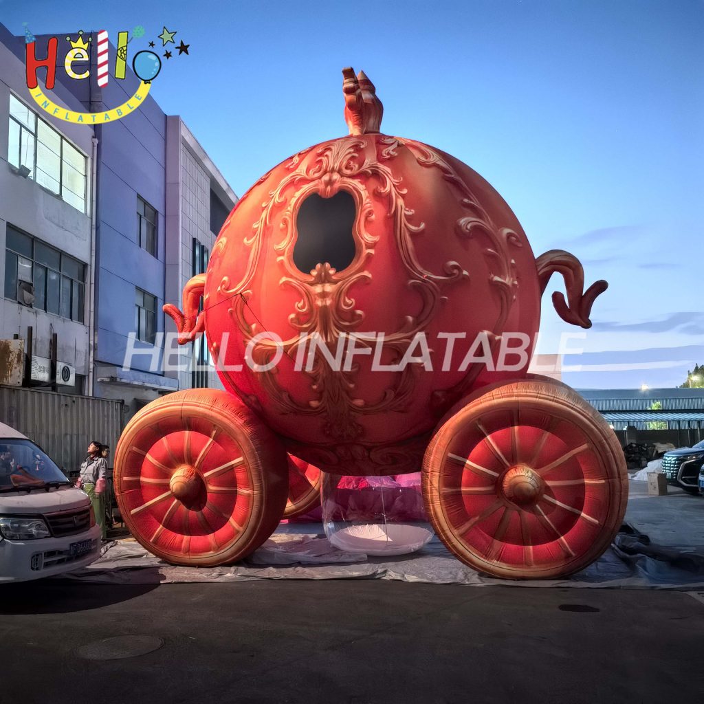 The New Inflatable Advertising Princess Pumpkin Carriage Is Very Suitable for Outdoor Decoration Stage Performances of the Crew插图2 The New Inflatable Advertising Princess Pumpkin Carriage Is Very Suitable for Outdoor Decoration Stage Performances of the Crew插图2