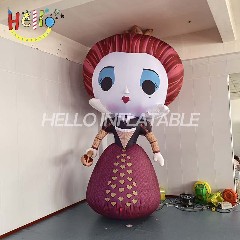 4-meter Inflatable Cartoon Queen Alice's Adventures in Wonderland Themed Decoration