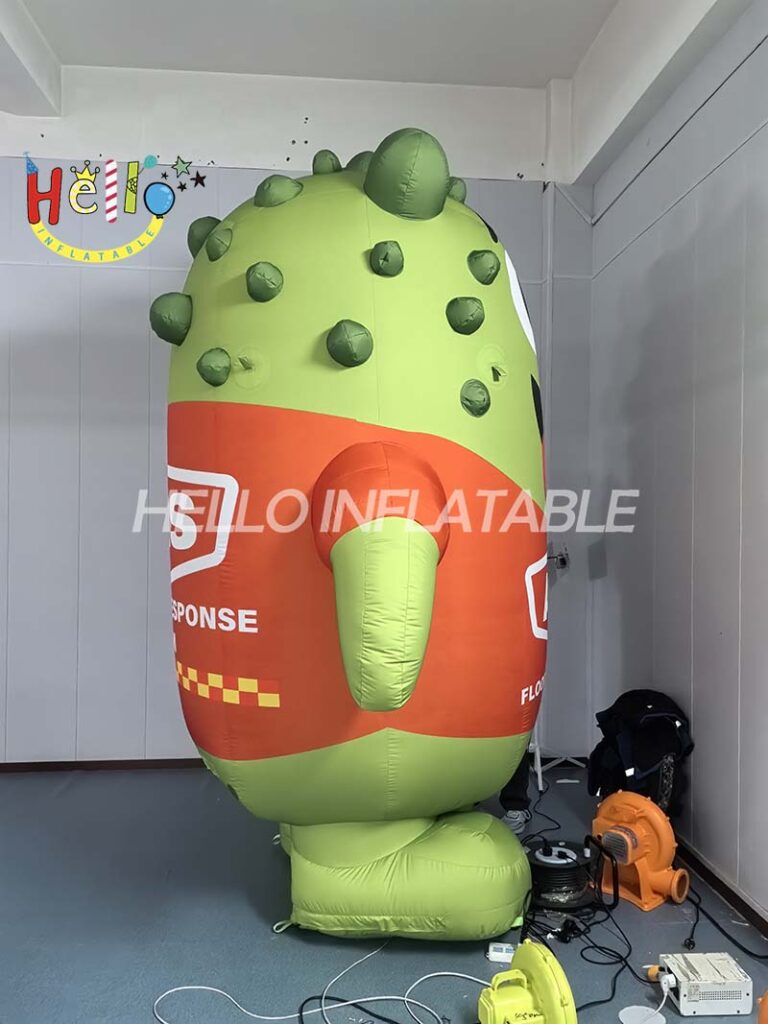 Customized Event Promotion Inflatable Cartoon Mascot Green Frog插图4