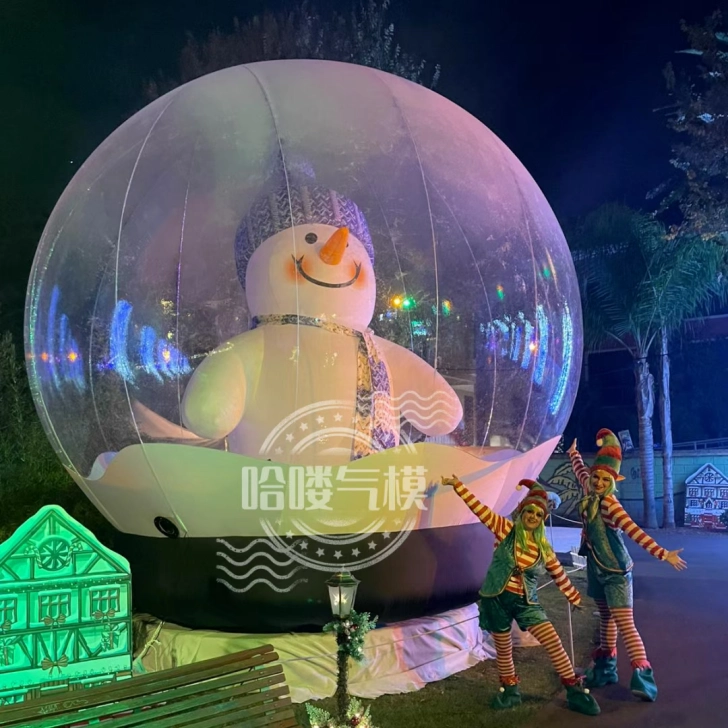 Snowy Christmas Wonderland — HELLO INFLATABLE Brings Christmas Inflatables to Life插图4 Christmas globe Inflatable