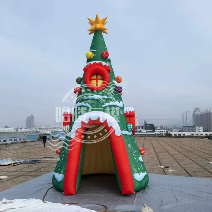 Snowy Christmas Wonderland — HELLO INFLATABLE Brings Christmas Inflatables to Life插图6 Christmas tree Inflatable