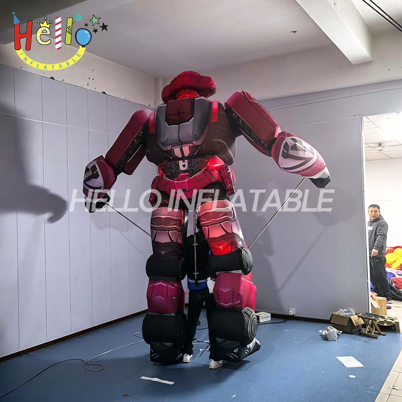 Custom LED Inflatable Cartoon Costume Outdoor Parade Costume Inflatable Robot Costumes插图2 Custom LED Inflatable Cartoon Costume Outdoor Parade Costume Inflatable Robot Costumes插图2