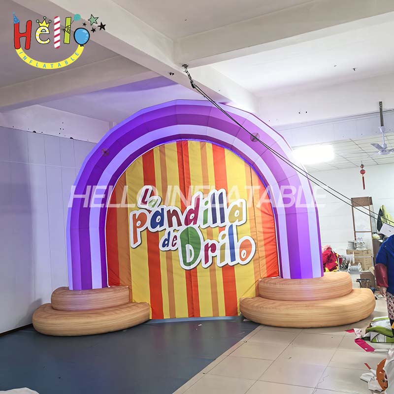 Customized Advertising Inflatable Candy Arch for Children's Activities
