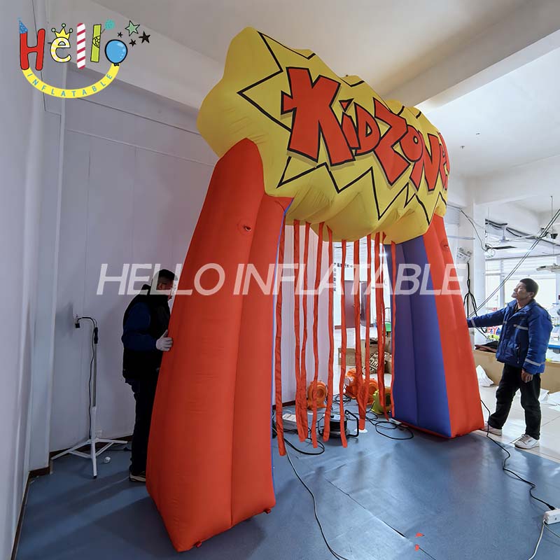 Customized Indoor and Outdoor Activity Inflatable Entrance Arch Slogan Advertisement Inflatable Display Arch插图3 Customized Indoor and Outdoor Activity Inflatable Entrance Arch Slogan Advertisement Inflatable Display Arch插图3