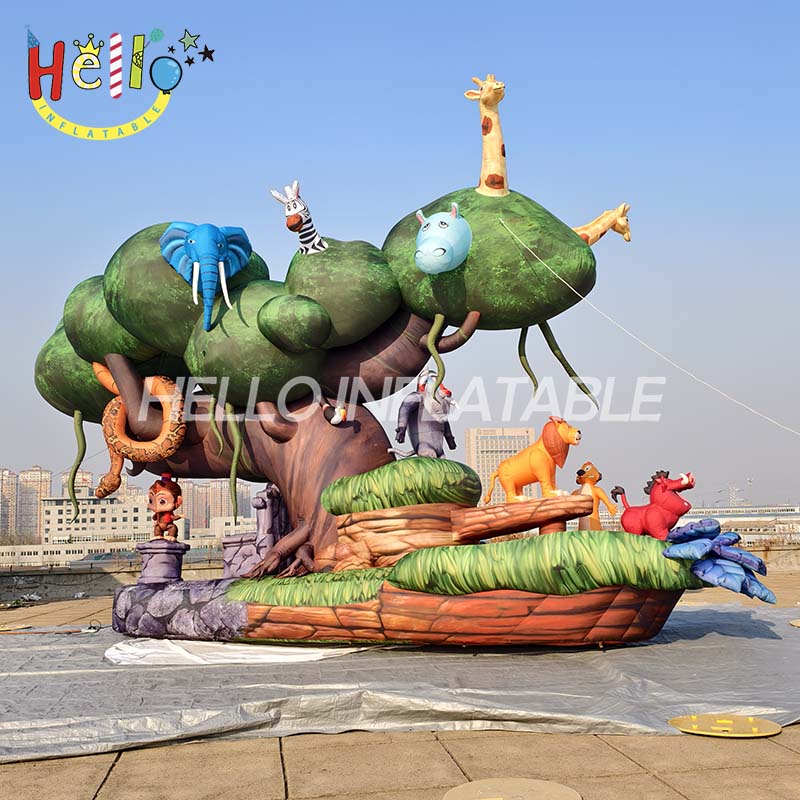 Factory Customized Giant Inflatable Cartoon Decoration Simulation Float Parade Model